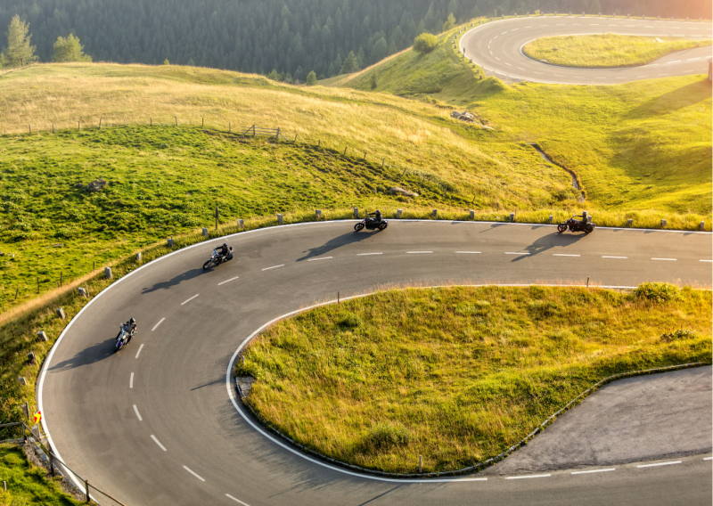 Balades à moto autour de Créon
