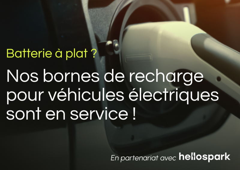 Bornes de recharge électrique – Hôtel ATENA engagé pour un hébergement professionnel écoresponsable
